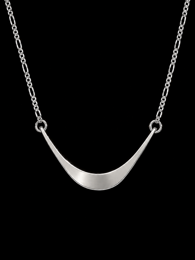 Sterling Silver Finnish Wave Necklace