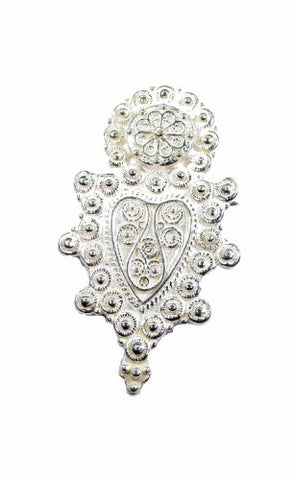 Sterling SIlver Telemark Belt Fastener Brooch